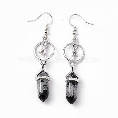 Gemstone Bullet & Dancer Dangle Earrings(EJEW-I276-05P)-3