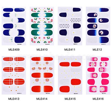 Full-Cover Wraps Nail Polish Stickers(MRMJ-R086-MLE04-M)-3