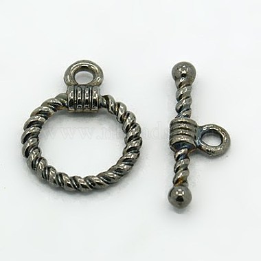 Gunmetal Ring Alloy Toggle and Tbars