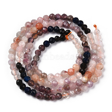 Natural & Synthetic Mixed Gemstone Beads Strands(G-D080-A01-02-37)-2