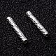 Wellrohrperlen aus Messing(KK-H759-28A-S)-1