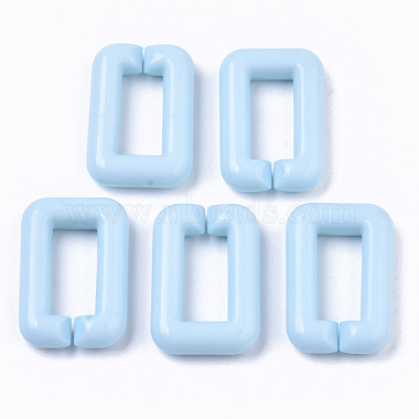 LightSkyBlue Rectangle Acrylic Quick Link Connectors