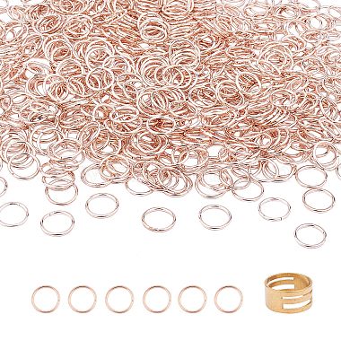 Rose Gold Iron Open Jump Rings