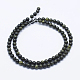 Perles en pierre de serpentine naturelle / dentelle verte(X-G-P345-01-10mm)-2