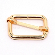 Iron Buckles, Rectangle, Light Gold, 29x46x4.5mm(IFIN-TAC0001-04KCG-01)