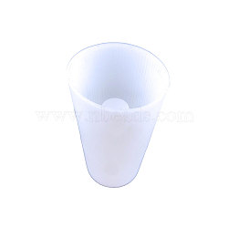 Column DIY Silicone Vase Molds, Resin Plaster Cement Casting Molds, White, 100x55mm(SIMO-PW0015-44A)