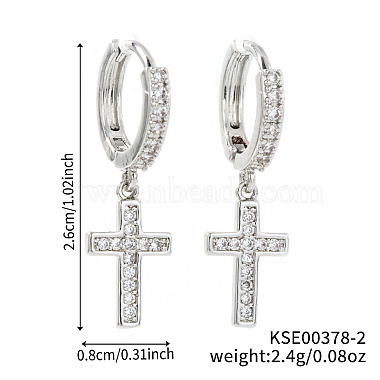 Clear Cubic Zirconia Stud Earrings