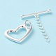 925 Sterling Silver Toggle Clasps with Chain(STER-D005-05S)-3