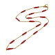Enamel Bar Link Chain Necklace(STAS-B025-02G-03)-1