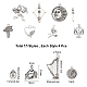 sunnyclue 44 pcs 11 styles pendentifs en alliage de style tibétain(TIBE-SC0001-34)-2