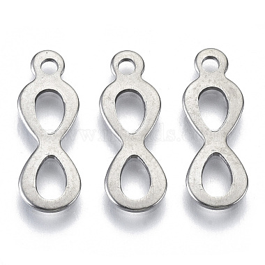 Stainless Steel Color Infinity 201 Stainless Steel Pendants