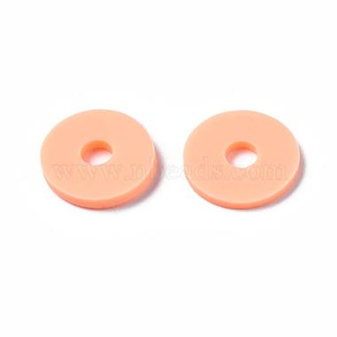 Flat Round Eco-Friendly Handmade Polymer Clay Beads(CLAY-R067-12mm-13)-7