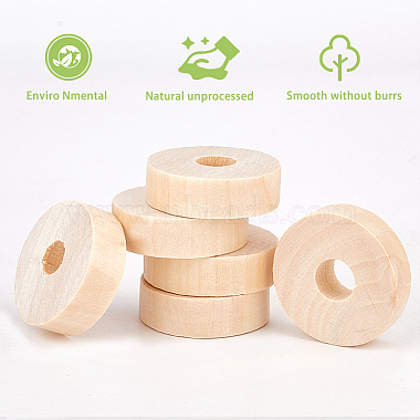 Unfinished Wood Discs(WOOD-WH0022-23)-4