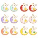 30Pcs 6 Colors Alloy Enamel Cartoon Pendants(ENAM-CJ0002-79)-1