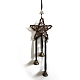 Rattan & Iron Witch Bells Wind Chimes Door Hanging Pendant Decoration(WICR-PW0001-25B)-2