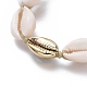 Bracelets de perles tressées en cordon de coton ciré ajustable(X-BJEW-JB05121-02)-2