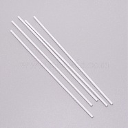 ABS Plastic Round Tube, for DIY Sand Table Architectural Model Making, White, 250x4mm, 2.5mm inner diameter, 5pcs/set(KY-WH0043-12D)