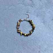 Natural Tiger Eye Chip Beaded Bracelets for Women(IW6789-24)