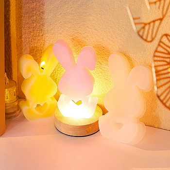 DIY Silicone Candle Molds, For Candle Making, Rabbit, 13.8x6.8x2.6cm
