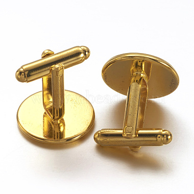 Brass Cufflinks(KK-E464-G)-2