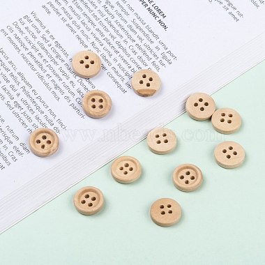Natural Round 4 Hole Buttons(NNA0VFH)-5