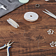 10m 2色の銅線をプラスチックスプールに巻き付けた(DIY-LP0003-66A)-1