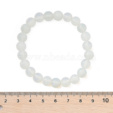 Opalite Perlen Stretch-Armbänder(X-BJEW-F203-01)-3