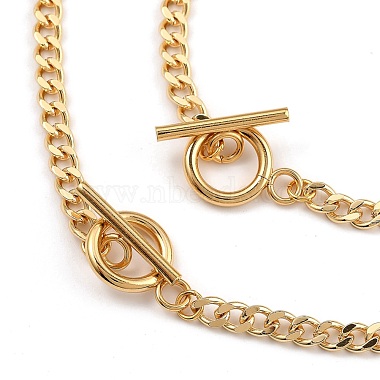 Браслеты и ожерелья-цепочки из латуни комплекты украшений(X-SJEW-JS01111)-2