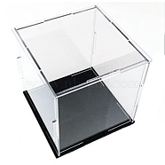 Acrylic Display Box, for Model Toy Display, Clear, 15.9x11x15.4cm(ODIS-WH0005-76)