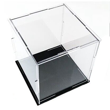Acrylic Display Box, for Model Toy Display, Clear, 15.9x11x15.4cm