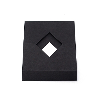 Paper Display Box Paper Sleeve, Square, Black, 129.5x109.5x1mm