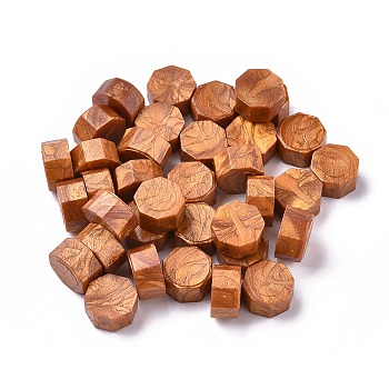 Sealing Wax Particles, for Retro Seal Stamp, Octagon, Peru, 9mm, about 1500pcs/500g