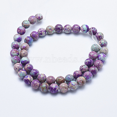 Natural Imperial Jasper Beads Strands(X-G-I122-4mm-15)-2