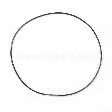 2mm Black Waxed Polyester Cord Necklace Making