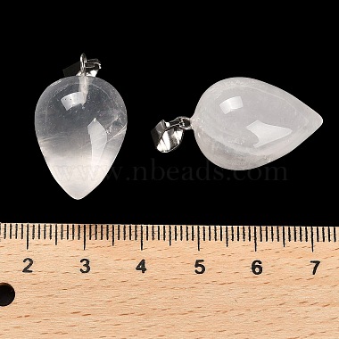Natural Quartz Crystal Pendants(G-M424-02P-08)-3
