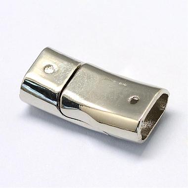 Alloy Magnetic Clasps with Glue-in Ends(PALLOY-R089-06P)-2