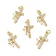 Brass Micro Pave Cubic Zirconia Pendants(KK-E068-VB262)-2