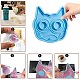 Owl Shape Food Grade DIY Silicone Pendant Molds(SIL-CJC0001-02)-5