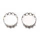 304 Stainless Steel Cabochon Settings(STAS-H136-13B-P)-1