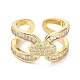 Real 18K Gold Plated Wide Band for Men Women(X-ZIRC-C021-12G)-1