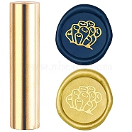 Wax Seal Stamp, Mini Brass Stamp Gun Wax Seal for Envelope Invitation Wedding Embellishment Bottle Decoration, Other Pattern, 60x15mm(AJEW-WH0104-88-83)