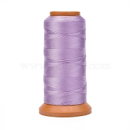 Polyester Threads, for Jewelry Making, Medium Purple, 0.2mm, about 1093.61 yards(1000m)/roll(NWIR-G018-B-08)