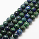 Natural Chrysocolla and Lapis Lazuli Beads Strands(G-P281-03-6mm)-1