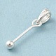 925 Sterling Silver Pendant Bails(STER-P048-01A-S)-2