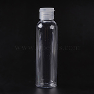 150ml Plastic Bottles, with Clamshell Cap, Clear, 14.7cm, Capacity: 150ml(TOOL-WH0100-12)