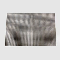 (Clearance Sale)PVC Non-Slip Imitation Rattan Insulation Pad, Restaurant Western Placemat, Gainsboro, 450x300x1mm(AJEW-TAC0003-02)