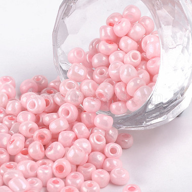 4mm Pink Glass Beads
