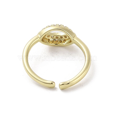 Brass Pave Cubic Zirconia Cuff Rings(RJEW-M170-22G)-3