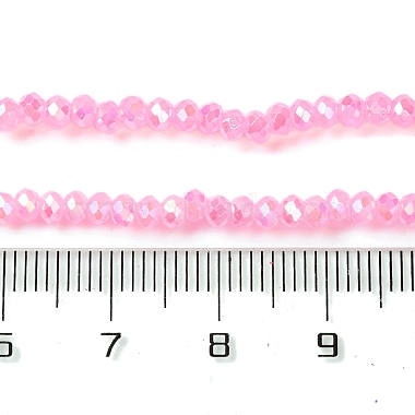 Baking Electroplate Glass Beads Strands(DGLA-A039-J4mm-B09)-4