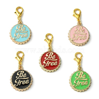 Mixed Color Others Alloy+Enamel Pendant Decorations